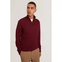 Ted Baker Artiss Core Maroon Half Zip