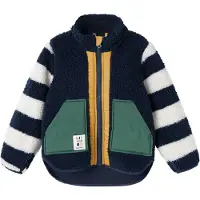Liewood Fleece Jas - Teddy - Noam - Classic Navy/Multi Mix - - 1 jaar (80) - Fleece Jassen