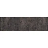 vidaXL Keuken Tapijt zwart beton 150 x 45 cm 100% Polyamide Wasbaar
