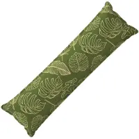 vidaXL Kussen Blad met kussen HOUTEN Blad Design 40 x 145 cm Polyester