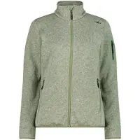 CMP - Women's Jacket Jacquard Knitted - Fleecevest 34, olijfgroen