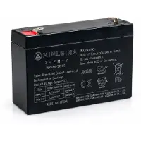 Vrooomy 6V 7,0Ah batterij - voor elektrisch kinderauto - accu