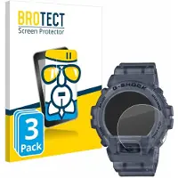 BROTECT Screenprotector 3 Stuks voor Casio G-Shock DW-6900 Beschermglas transparant