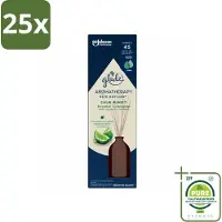 Glade 25 x - Geurstokjes Calm Mind - Aromatherapie Geurverspreiding - 80 ml - Grootverpakking - Vaatwasstrips - Geurstokjes - Ontspanning - Geur - Aromatherapie - Rust
