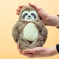 Bitten Warmtekussen Knuffel - Luiaard lavendel - tarwe - magnetron