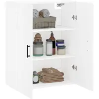 vidaXL Bovenkast 69,5x34x90 cm wit