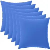 vidaXL Kussen met kussen HEERLEN 6 st Koninklijk Blauw Polyester