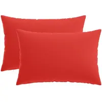 vidaXL Kussen met kussen HEERLEN 2 st Rood Polyester