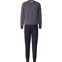 Calida Pyjama lang 'Relax Imprint' wijnrood