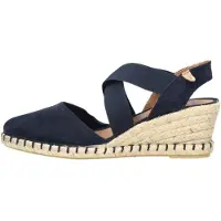 Verbenas Mila Sandalen Touwzool - blauw - Maat 41