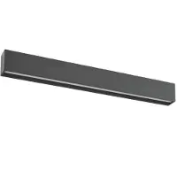 LUCANDE Wandlamp buiten Lengo, zwart, Aluminium, Modern, Wandlamp buiten