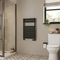 Eastbrook Deddington handdoekradiator 50x80cm 509W zwart mat