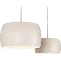 Lumidora Hanglamp 75168 - ZWEEDS - 2 Lichts - E27 - Beige - Zand - Metaal
