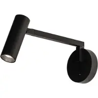 Lumidora Wandlamp 75497 - Voor binnen - FELICIA - GU10 - Zwart - Metaal - Badkamerlamp - IP21
