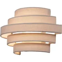 Lumidora Wandlamp 75406 - Voor binnen - POLIGNANO - E14 - Taupe - Metaal