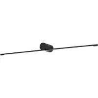 Lumidora Wandlamp 75188 - Voor binnen - LOCOROTONDO - Ingebouwd LED - 12.0 Watt - 600 Lumen - 2700 Kelvin - Zwart - Metaal - Badkamerlamp