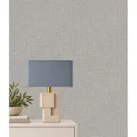 Dutch Wallcoverings Vliesbehang Renaissance Natural Weave Aqua - 10 m x 53 cm - RE521044