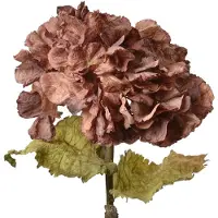 Clayre & Eef Kunstbloem Hortensia 55 cm Paars Kunststof