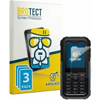 BROTECT Screenprotector 3 Stuks voor TCL OneTouch 5044 Beschermglas transparant