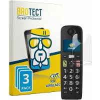 BROTECT Screenprotector 3 Stuks voor Panasonic KX-TGU130 Beschermglas transparant