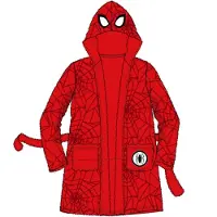 Spider-man Badjas Fleece Rood Maat 104
