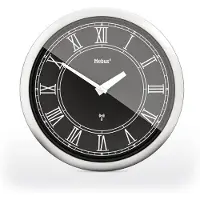 Mebus Radiografische Wandklok 26cm Stille Romeinse Cijfers Zilver