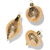 HEMA Kerstballen Glas Goud - 3 Stuks