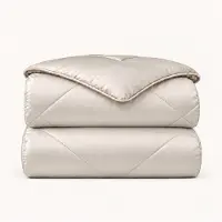 Y-NOT – Bamboe Dekbed Zonder Overtrek 200x220 – Zomerdekbed – Zacht & Wasbaar – Ivory
