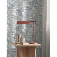 A.S. Création BOSLANDSCHAP BEHANG | Botanisch - Blauw Groen Grijs Roze Metallic - The Trend Spectrum