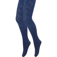 Yellow moon Kinderpanty met sterretjes - 40 Den - Marineblauw - Maat 86/92