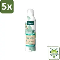 Kneipp 5 x - Douchefoam - Mint & Eucalyptus - Vegan - 200 ml - Grootverpakking - Vaatwasstrips - Douchefoam - Mint En Eucalyptus - Natuurlijke Douchegel - Vegan Douchefoam - Verkwikkend Schuim