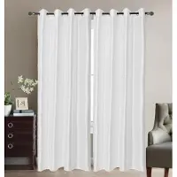 SB Kant en Klaar Vitrage Gordijn - Met Ringen - 140x240 cm - Wit