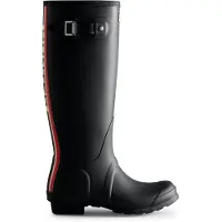 Hunter Regenlaarsjes Unisex Zwart Rubber | Maat 43