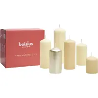 Bolsius - Gladde Stompkaarsen set - Pillow Talk - Ivoor Beige - 6 Stuks