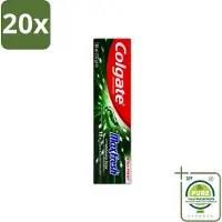 Colgate 20 x – Tandpasta – MaxFresh Whitening Bamboo Charcoal – 100 ml - Grootverpakking - Vaatwasstrips - Tandpasta - Witter Maken - Frisse Adem - Bamboe-houtskool - Mondgezondheid