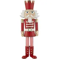 J-Line Notenkraker Metaal Rood/Goud Large H148,5cm