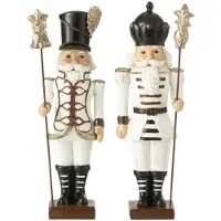 J-Line Notenkraker Polyresin Meerkleurig Medium Set van 2