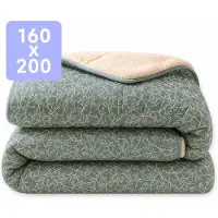 HappyBed Dekbed zonder overtrek 160x200 - Wasbaar Dekbed - Bedrukt dekbed zonder hoes - Hoesloos Dekbed - Twijfelaar dekbed - Grinly