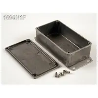 Hammond Electronics 1590N1FBK Universele behuizing 121.1 x 66 x 39.3 Aluminium Zwart 1 stuk(s)