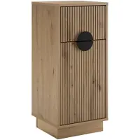 vidaXL Dressoir VENRAY Artisanaal eiken 35 x 33 x 77,5 cm Bewerkt hout