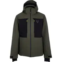 Brunotti - Aratinos-S Skijas Heren - Deep Green - Ski Jas - Wintersport - Ademend - Waterdicht - Skipashouder - XXXL