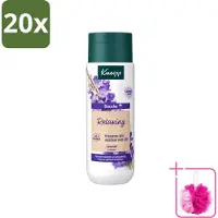 Kneipp 20 x - Douchegel - Relaxing - Ontspannende Geur - 200 ml - Bulkverpakking - Douchegel ontspanning - Douchemop - Ontspannende geur