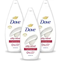 Dove 3 x Douchecrème - Silky Velvet - 720 ml - Voordeelverpakking - 3 stuks