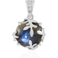 Cavill Zilveren hanger met labradoriet, Madagaskar 8,035 ct