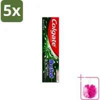 Colgate 5 x – Tandpasta – MaxFresh Whitening Bamboo Charcoal – 100 ml - Bulkverpakking - Tandpasta - Douchemop - Witter maken