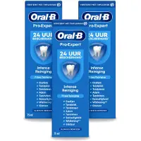 Oral-B 3 x - Pro-Expert – Tandpasta – Intense Reiniging – 75 ml - Voordeelverpakking - 3 stuks
