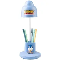 Paladone LED bureaulamp SONIC HEDGEHOG, flexibel met organizer, draadloos