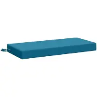 vidaXL Bankkussen SOEST 100% Polyester Lichtblauw 80 x 40 x 8 cm