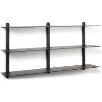 Gejst Nivo Wandplank Groot Nivo Large D | Black Ash|Black