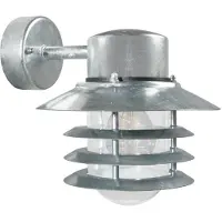 Nordlux Doos 3x Vejers LED Wandlamp | 1x E27 Max 60W | ip44 | Dimbaar | Zilver